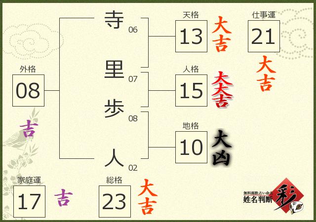 診断結果画像