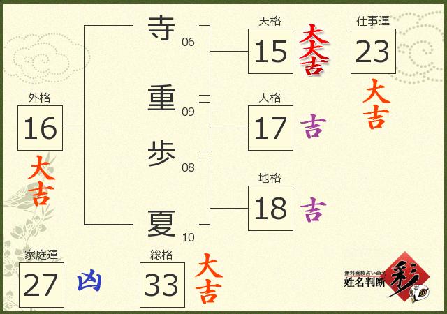 診断結果画像