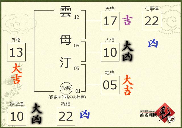 診断結果画像