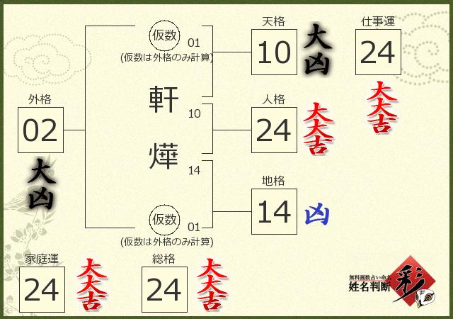 診断結果画像