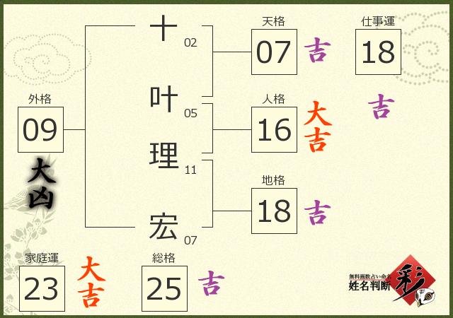 診断結果画像
