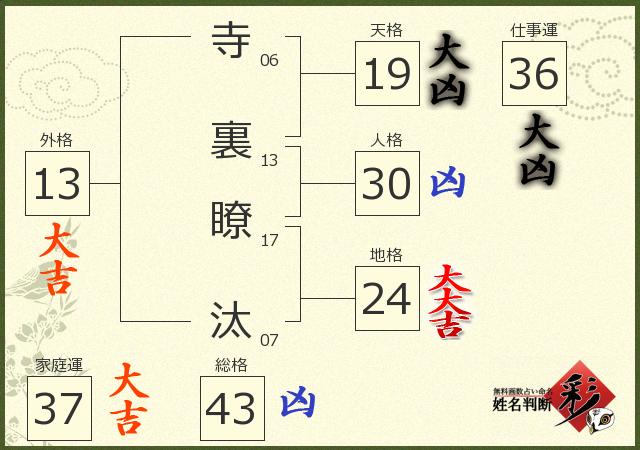 診断結果画像