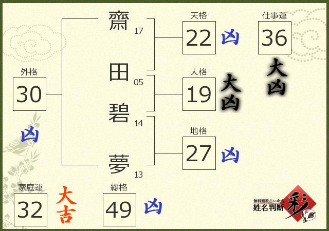 診断結果画像