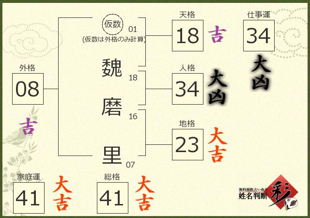 診断結果画像