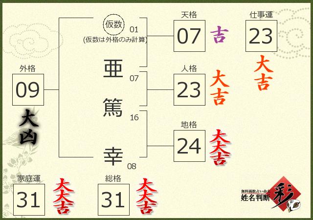 診断結果画像