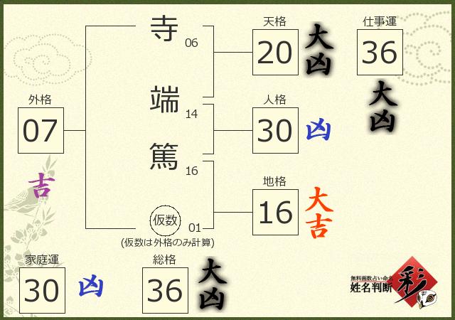 診断結果画像