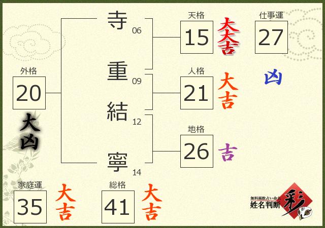 診断結果画像