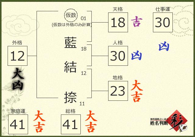 診断結果画像