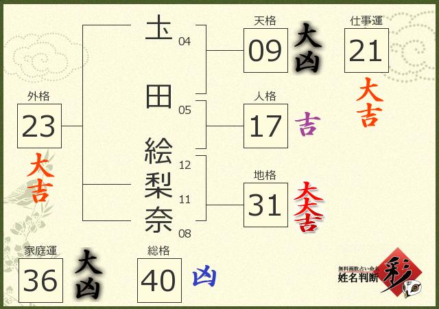 診断結果画像