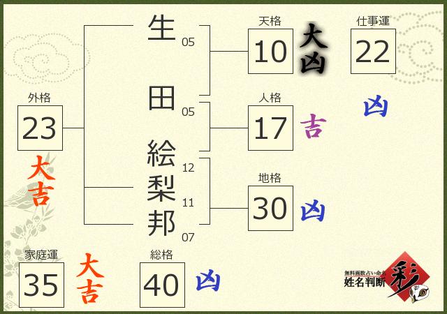診断結果画像