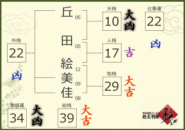 診断結果画像