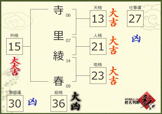 診断結果画像