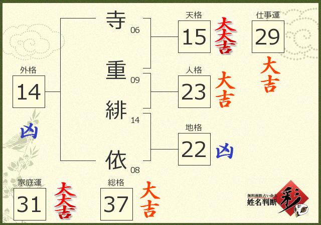 診断結果画像