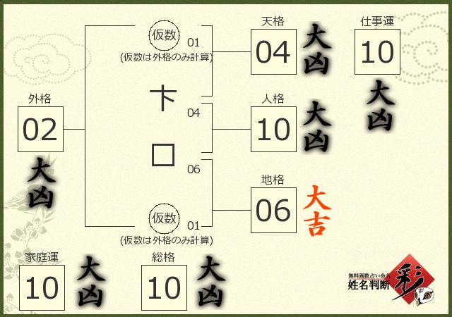 診断結果画像