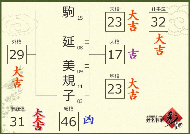 診断結果画像
