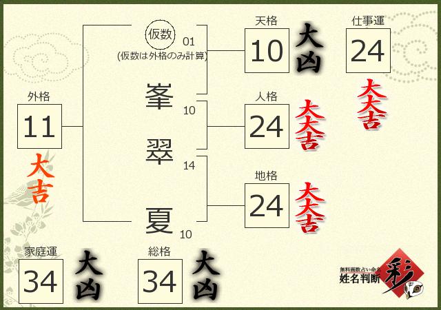 診断結果画像
