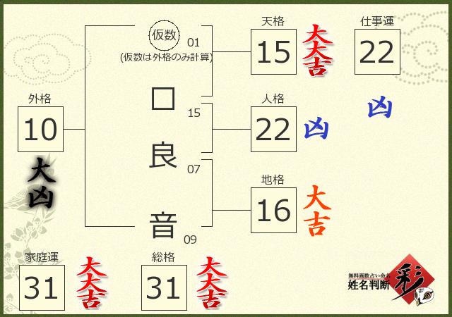診断結果画像