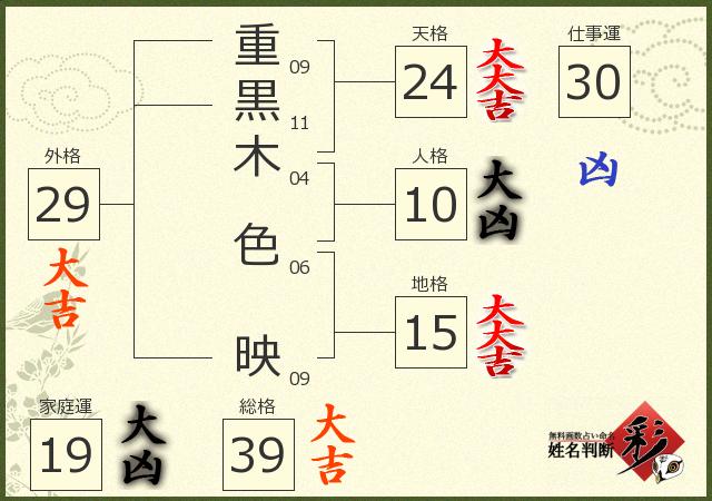 診断結果画像