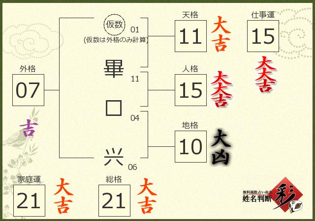 診断結果画像