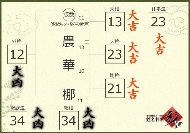 診断結果画像