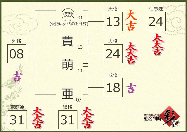診断結果画像