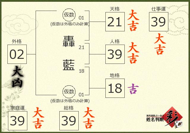 診断結果画像