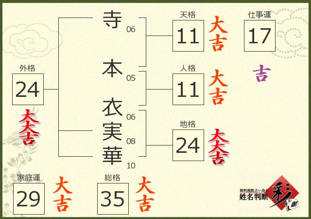 診断結果画像