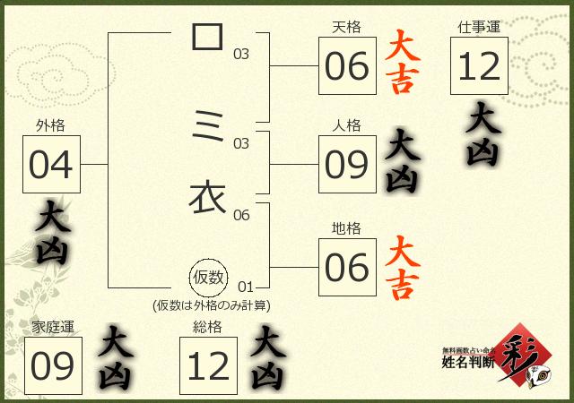 診断結果画像