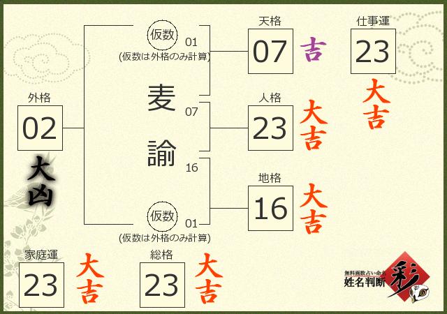 診断結果画像