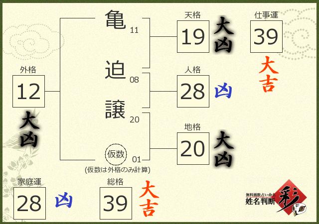 診断結果画像