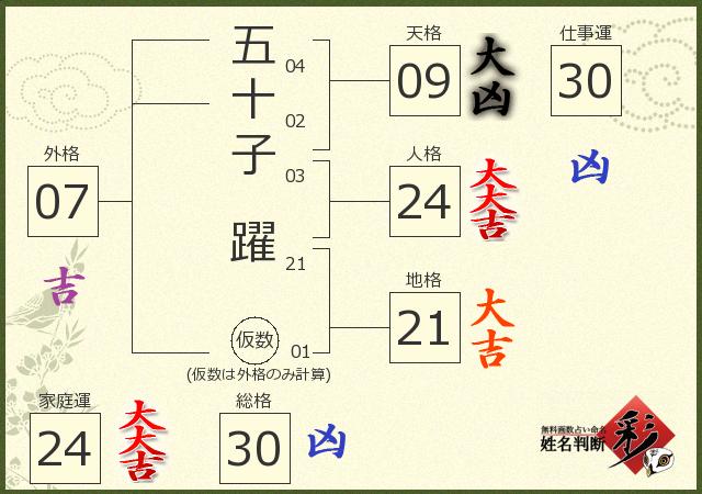 診断結果画像