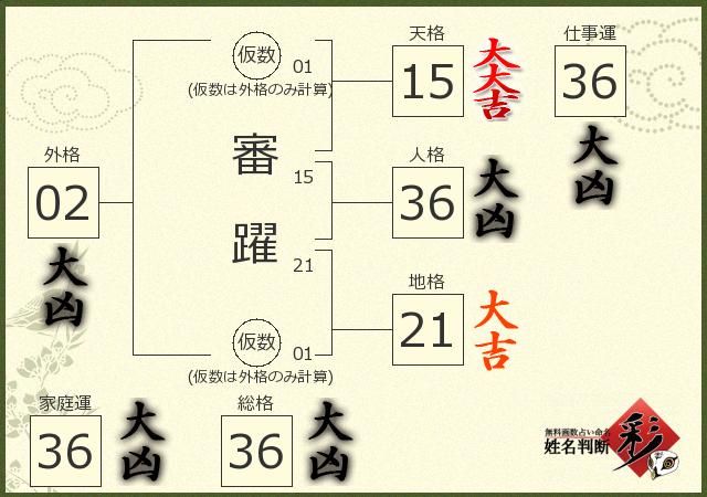 診断結果画像
