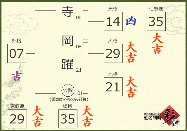 診断結果画像