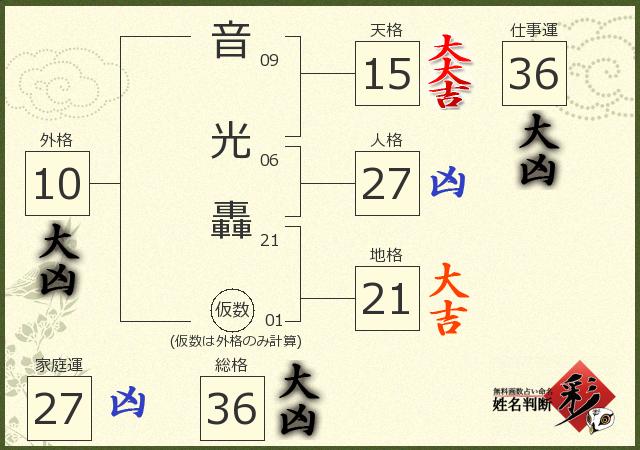 診断結果画像