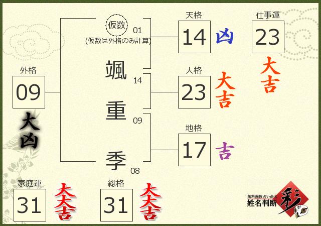診断結果画像
