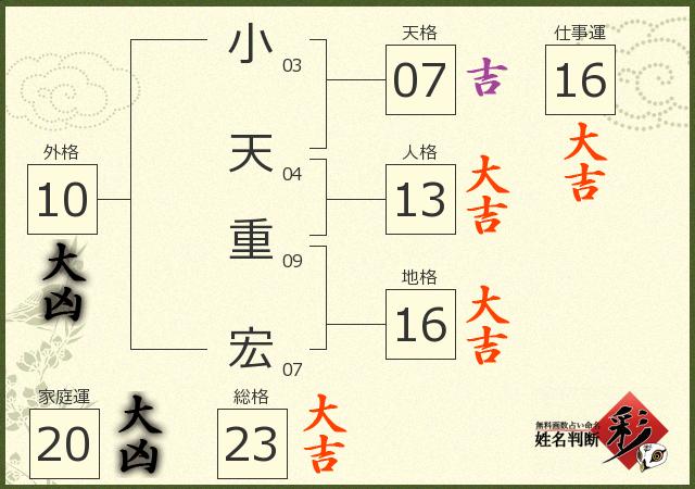 診断結果画像