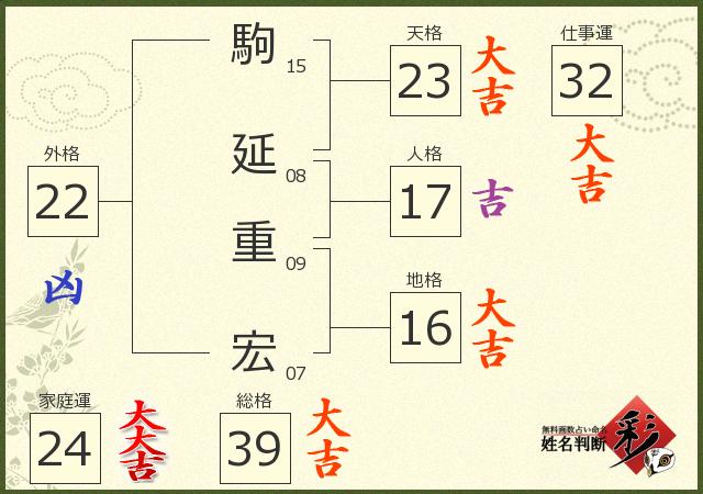 診断結果画像