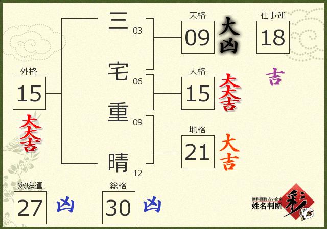 診断結果画像