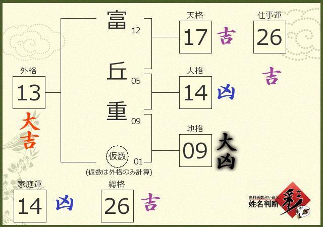 診断結果画像