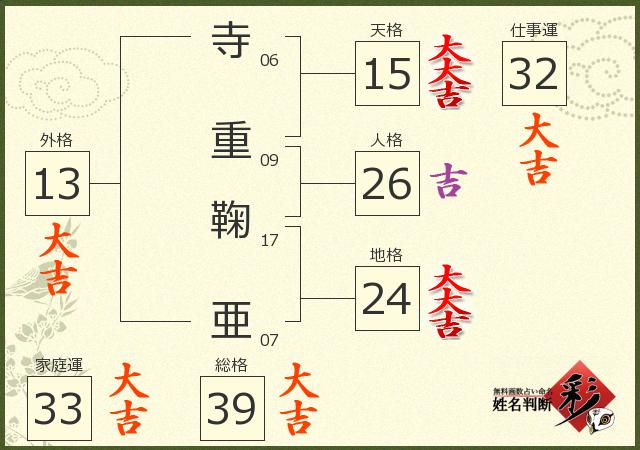 診断結果画像