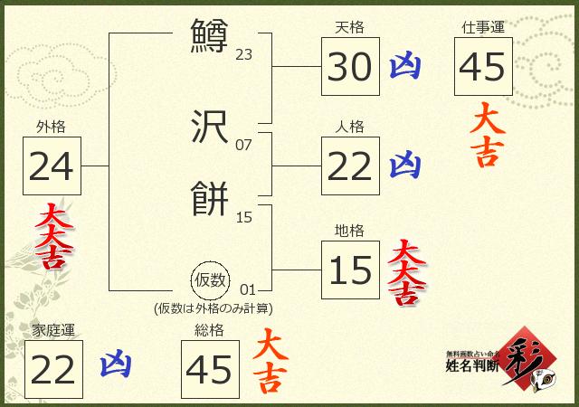 診断結果画像