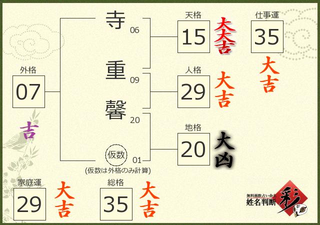 診断結果画像