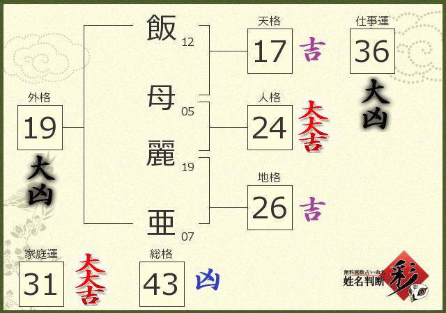 診断結果画像
