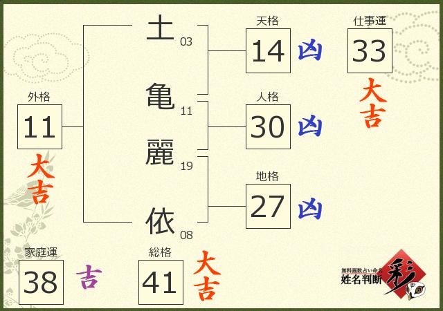 診断結果画像