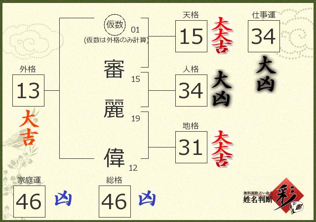 診断結果画像