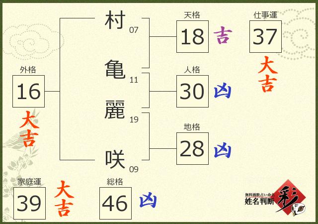 診断結果画像