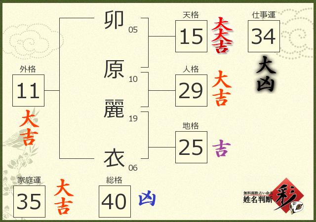 診断結果画像