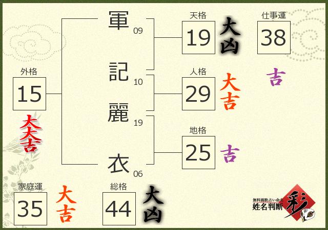 診断結果画像