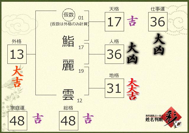 診断結果画像