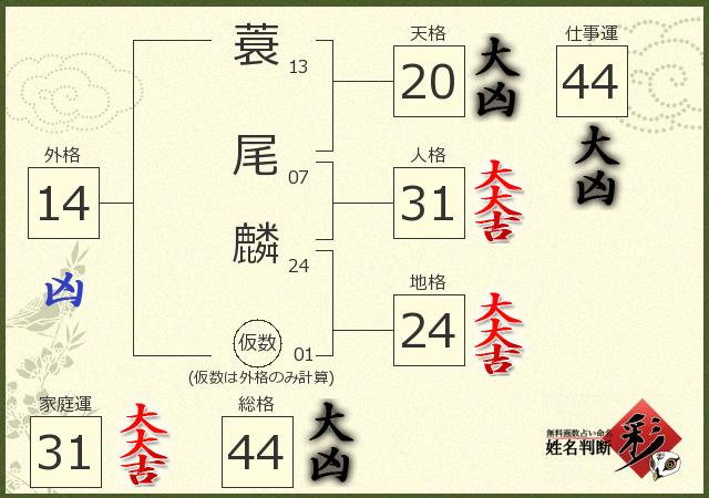 診断結果画像
